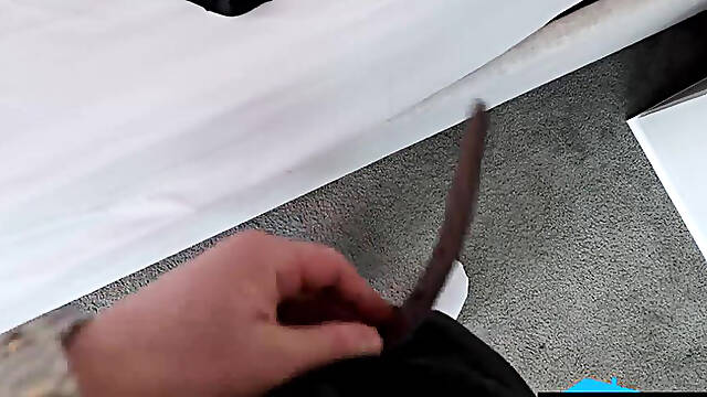 Stepsister catches me jerking to stepmoms panties then joins the fun