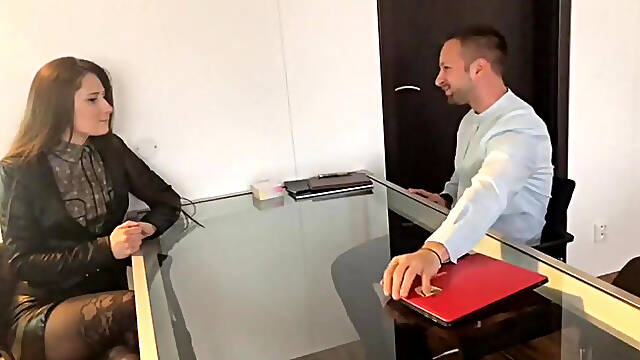 AmateurPorn Hot Girl Sex Skills At Job Interview Part1
