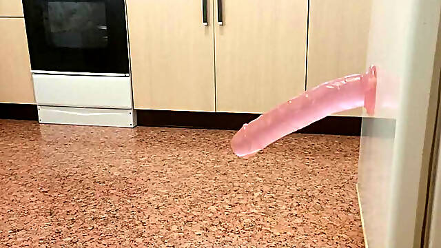 Blonde Babe's Humiliating Dildo Solo