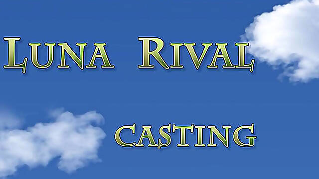 Luna Rival Young Porn Star In Her First Casting Gang