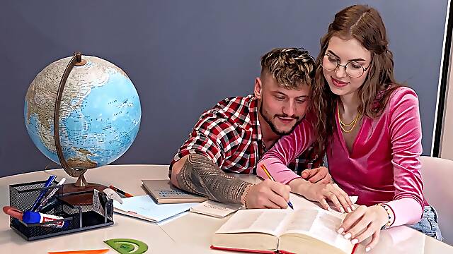 Bald guy fucked Alice Xo’s tight asshole with intense passion.