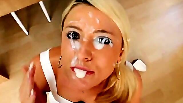 Deutsche blonde Schlampe bekommt vom Elektriker Analsex und