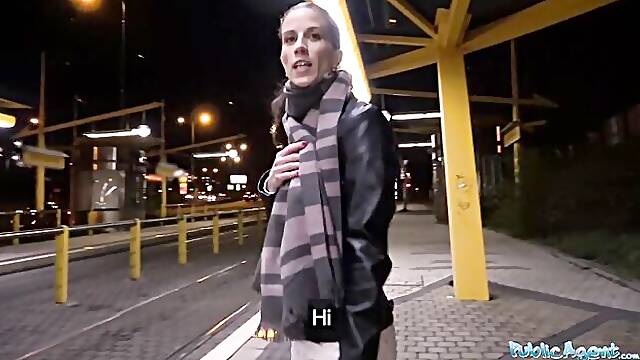 Ali Bordeauxs sex for cash dirt by Public Agent