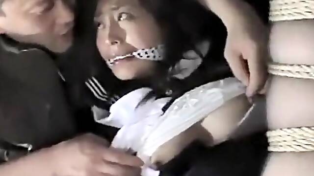 Japanese schoolgirl bondage