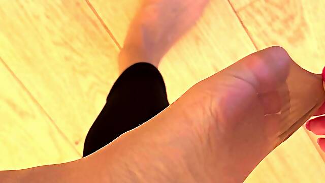 Hawt Blonde milf in foot Fetish tube scene