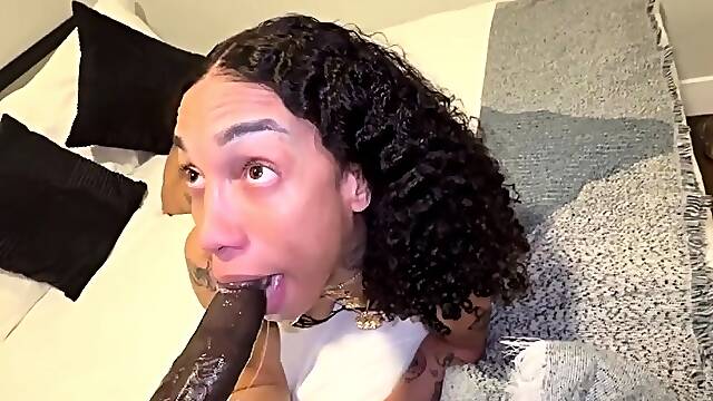 Ikeepthemcuming Throat Training With BBC POV