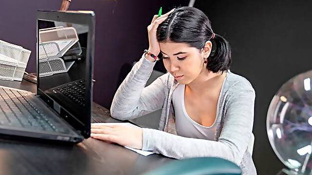 Teacher fucks sexy student on desk