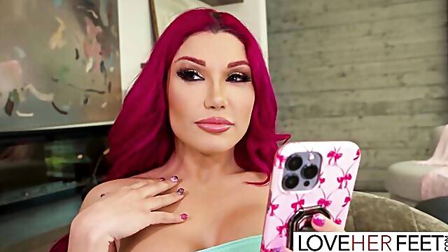 Lily Lous huge tits clip by Love Her Feet