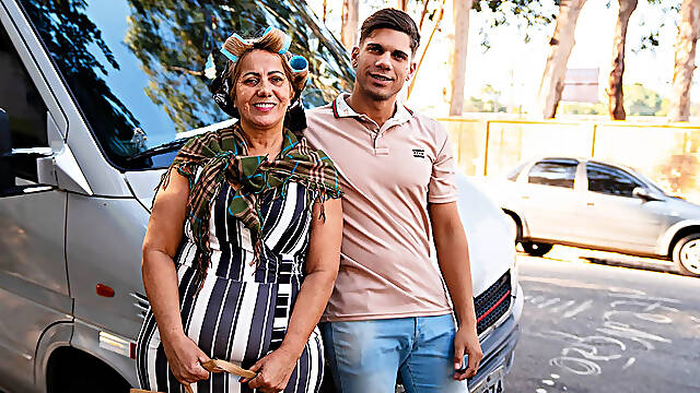 Fat Grandma Picked Up For Rough Anal In My Driving Van