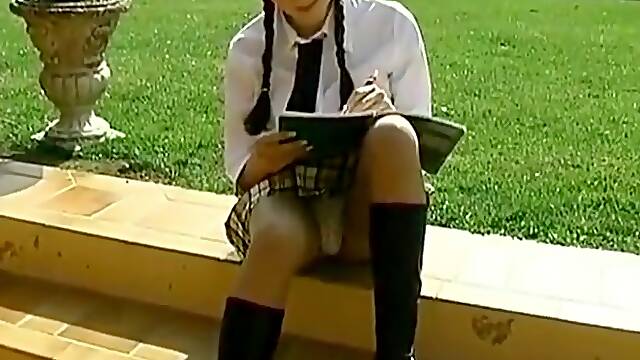 Busty In Stockings Hard Anal Pounded And Facialized Outdoor