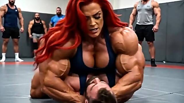 [AI] Massive Fbb Beating Up Guy In Gym (By I-LOVE-FBB-AI)