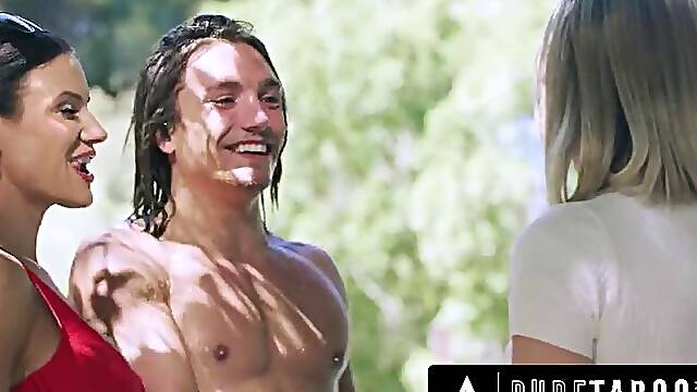 PURE TABOO Exchange Student Lilly Bell CAUGHT Femdom Stepmommy Penny Barber Fucking Her Stepson!