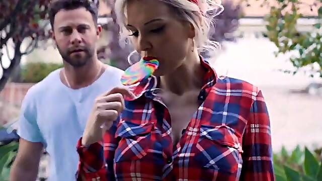 Kenzie Taylor Gets Picked Up by a Stranger