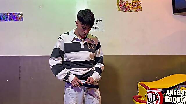Bogota Twink Chooses Bareback or Jail