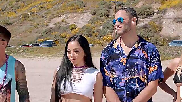 Morgan Lee and Khloe Kapri Endure Intense Deep-Throat in Wild Gangbang Orgy with Damon D