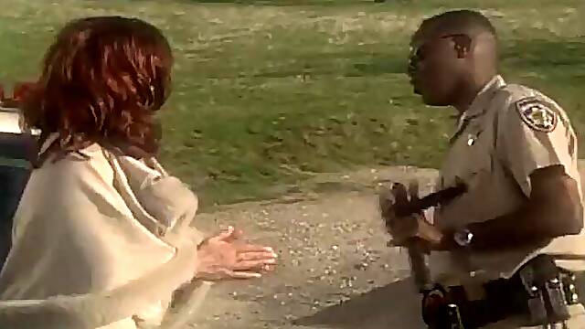 Marilyn Chambers very hot milf arrested and fucked by a black cop: Blowjob, Doggy Big Tits Porn
