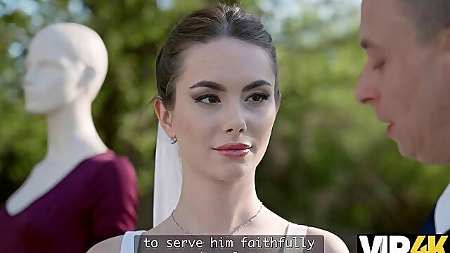 Liz Oceans Stunning Young Bride Physique Grinds on Her Husband Nikki Nuttzs Cock Outdoors