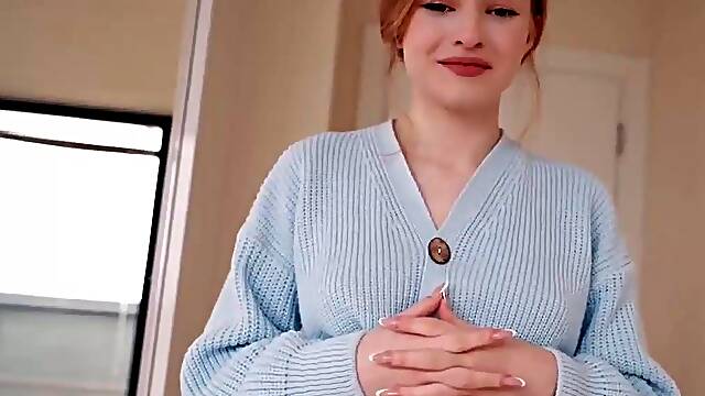 Stepsis Caught Masturbating and Begs Stepbro to Pound Her