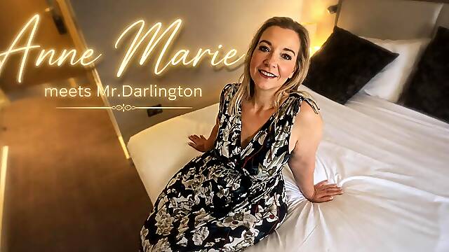 Chubby British Housewife Anne Marie Enjoys Her First Wild BBC Pounding in Hotel Room as Daddykane Pounds Her C