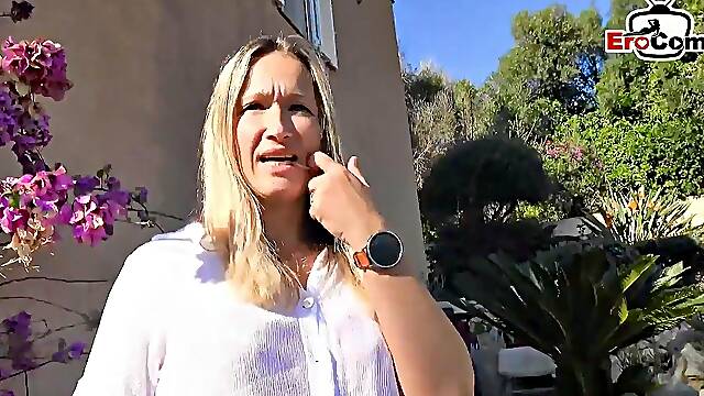 German Milfs Casting Sparks Real Holiday Fuck Bash