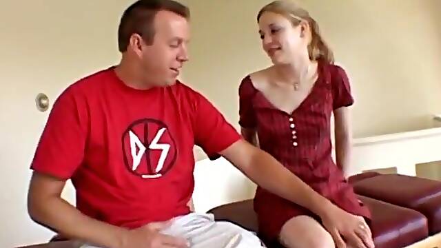 Teen asshole is ready for old big cock