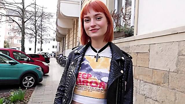 Slender Insane Redhead Teen 18+ Dolly Dyson Get Coarse Drilled At Model Job