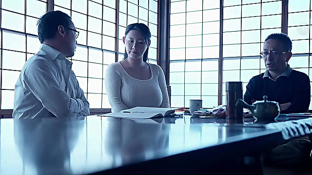 Married Woman Who Was Used As A Breast Masturbator By The Neighborhood Association A Gangbang Meeting Of Middle-aged Men To Discipline An N-cup Huge