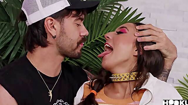 Horny Sasha Tatcha Takes Nade Nasty’s Fat Cock Up Her Asshole!