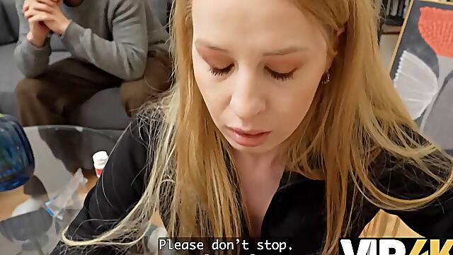 Vip4k. she pays for her mistakes with her Tight Pussy
