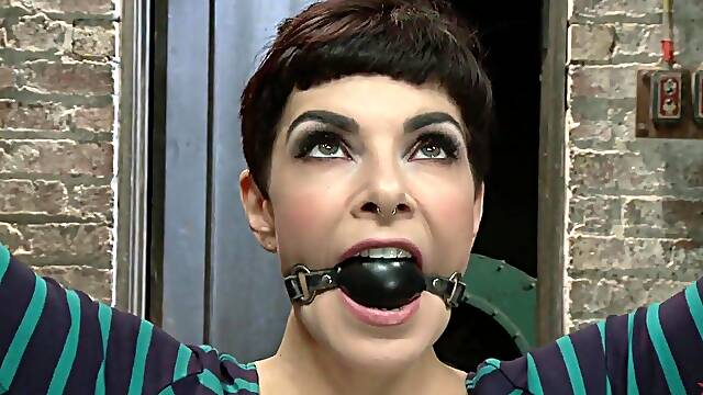 Annika Returns to HogTied. Welcome sexy Annika for a round of tough endurance bondage on . Claire has no sympathy for Annika and right off the bat binds her in a kneeling spread eagle. Annikas...