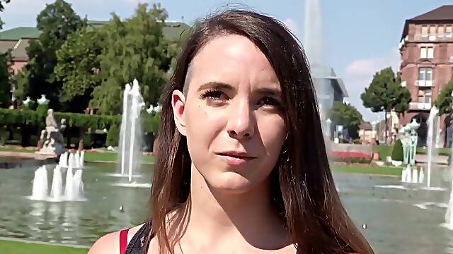 Real Anal Climax Outdoor Sex For Mini Boobs Gal Mina At Street Casting