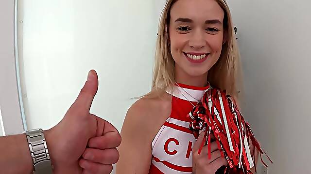Khloe Kingsley - Intense Pov Creampie Fuck With Blonde Cheerleader