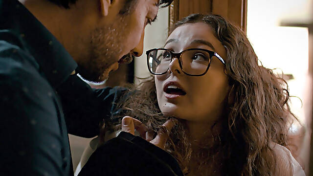 Sweet and obedient big tits teen student fucks a college administrator