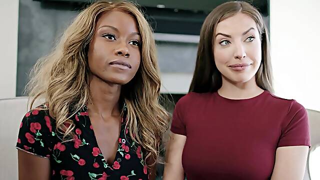 Straight roommates lie puts them in a pussy licking position