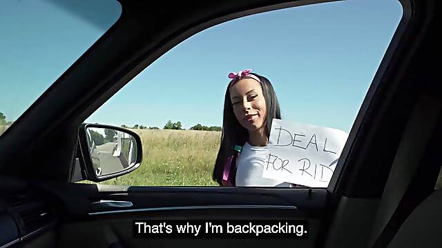 Public Agent He picks her up for sex after she agrees a sex for cash deal