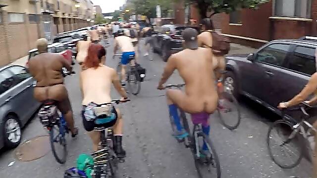 Beautiful butts at the 2021 Philly naked bike ride WNBR
