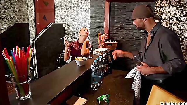 Victoria Pure is experienced when it comes to sucking dicks, until they explode from pleasure