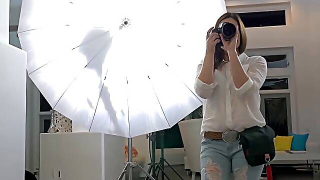 Jillian Janson invited Jenna J Ross and Aiden Ashley to stop by and have a casual threesome