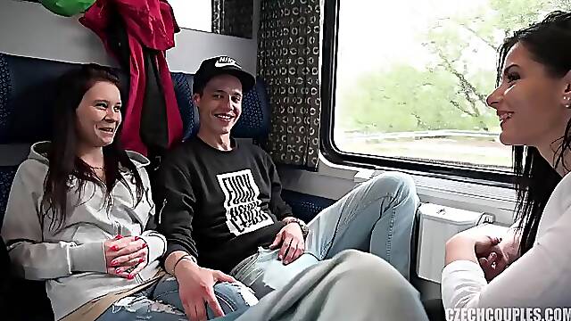 Czech girls are traveling around the world and having steamy sex with various handsome guys