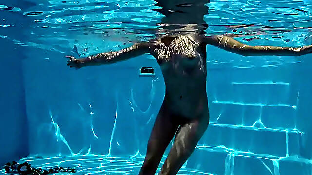 Hottest Hungarian Babe shows off her perfect ass in the pool