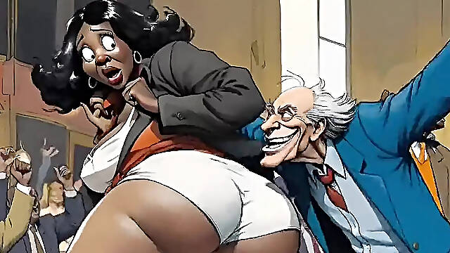 Elite Cuckold Club: Old rich men get dominated by big ebony mistress