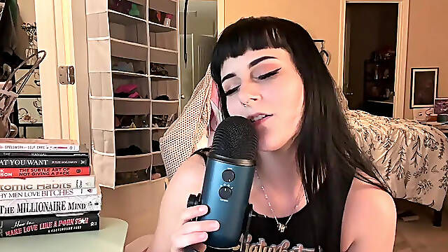 Goth MILF Mistresses Greta Thunberg in ASMR JOI Session