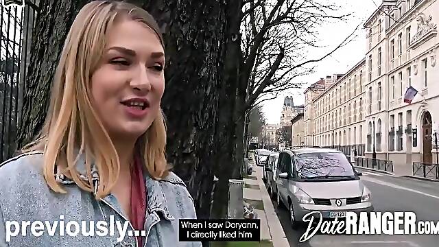 Lucy Heart In First Time Anal! Hairy French Dude Is Lucky