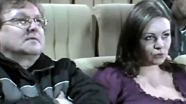 Marilyn Mounds Plays with unknown men in a movie theater!!!