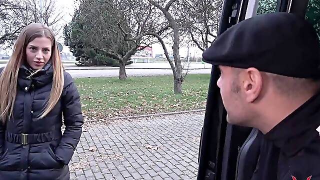 Czech Pick up Gets Rammed Hard and Ditched on a Field