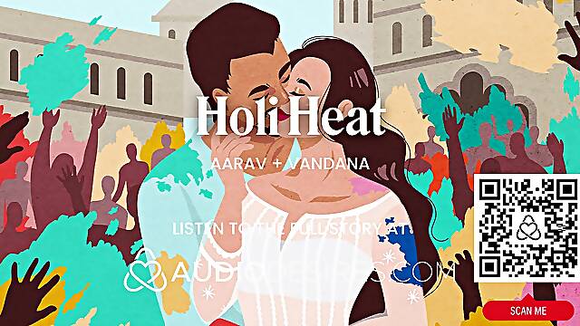 ASMR Audio Porn: Fucking my Boyfriend in Public at the Holi Festival – Oral, Fingering & Teasing – Erotic Audio Roleplay for Women