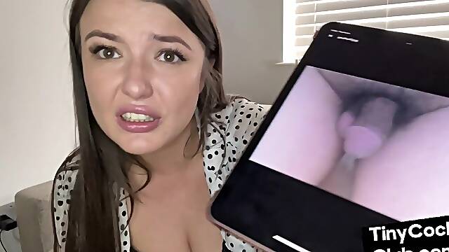 Bigtitted whore commentig small dicks pic