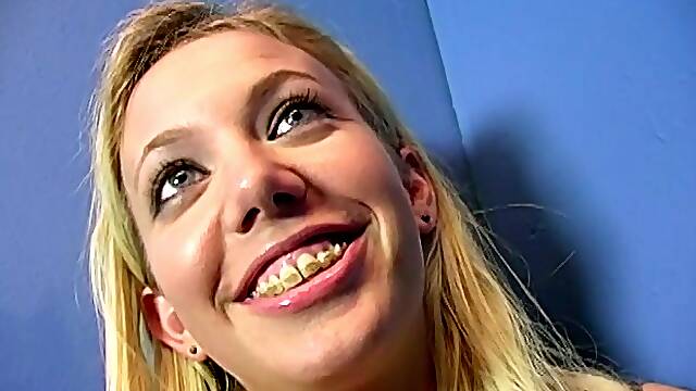 Big tittied Kitty Langdon blows BBC and gives a handjob