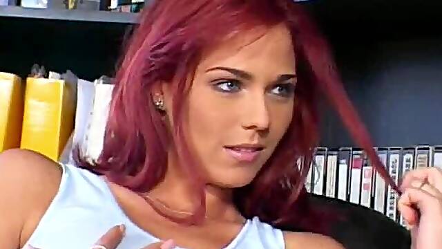 Busty and booty babe Simony gets naked and fucked with Clark