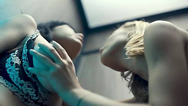 Slutty Blond Beauty Seduces Brunette hair At Dressing Room - Sexy Lesbo Sex Previous to Unbirth VORE TRAILER